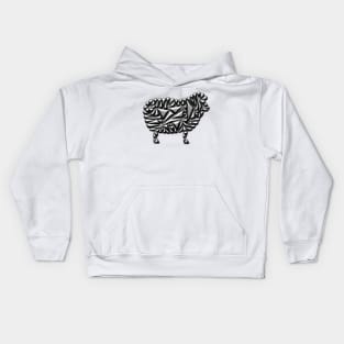 Metallic Sheep Kids Hoodie